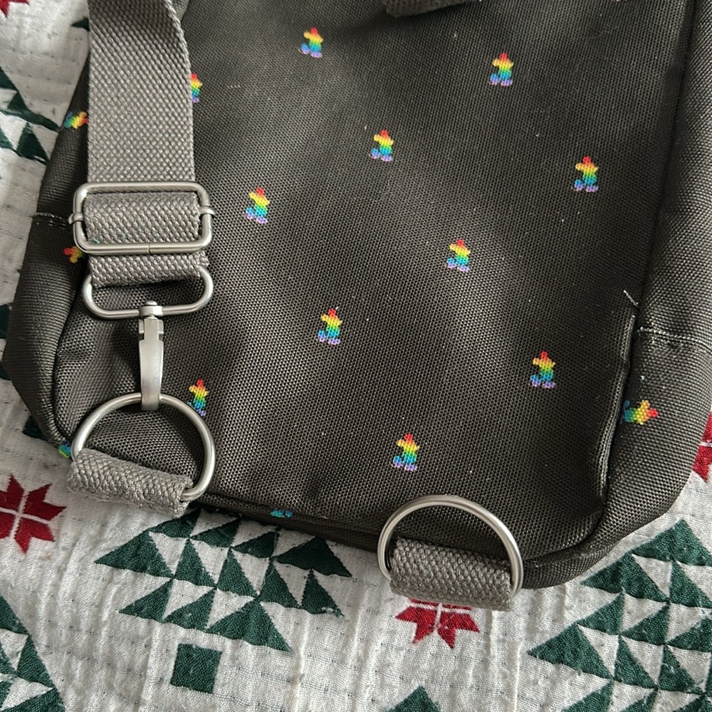 Disney Pride Crossbody Bag - Brown with Rainbow Accents - Picture 3 of 3